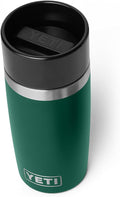 YETI Rambler 12 oz Travel Bottle, Stainless Steel, Vacuum Insulated with Leakproof Commuter Cap, Black Forest Green by YETI