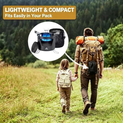 THTYBROS Alcohol Stove Set with Foldable Stand Camping Stove - Image 4