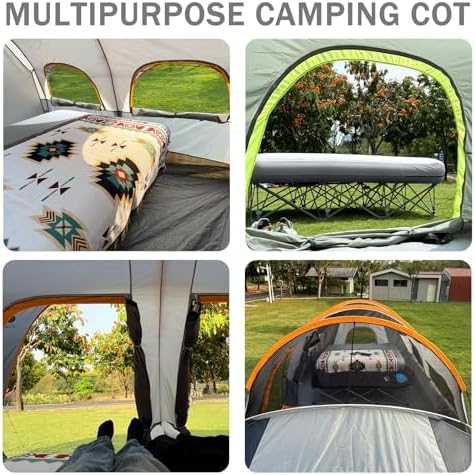 KAMPKEEPER Camping Cot for Adults with Air Mattress, No Air Pump - Image 4