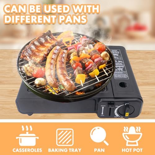 ShellKingdom Camping Stove Portable Outdoor Emergency Butane Stove Burner with Carrying Case For Camping, Picnics, Hiking, BBQ - Image 4