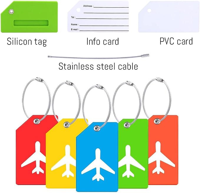 4PC Custom Embroidery Luggage Strap - Image 3