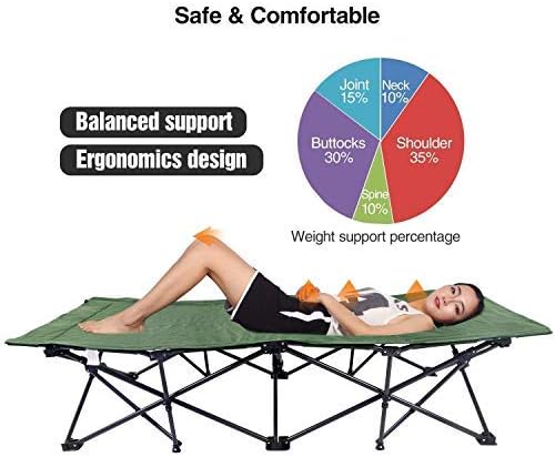 REDCAMP Oversized Camping cots for Adults 500lbs - Image 5