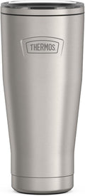 THERMOS ICON SERIES, Stainless Steel Tumbler with Slide Lock, 18 Ounce, Matte Stainless Steel by Thermos
