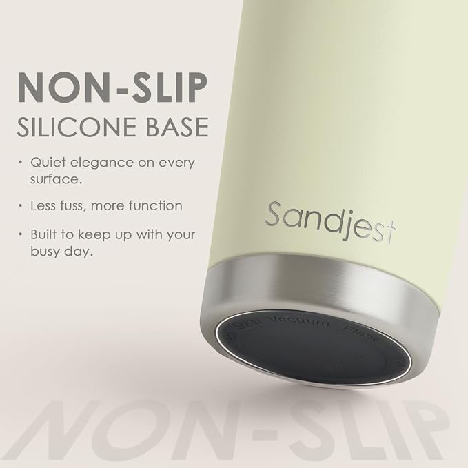 SANDJEST Green Tumbler 20oz Stainless Steel Double Wall Vacuum Insulated, Travel Coffee Cup, Gifts for Men Women Birthday Christmas - Image 4