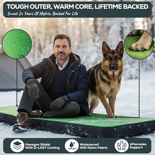 Gear Doctors Artemis 8.3 R-Value Self Inflating Sleeping Pad Camping—Air Mattress Camping—Mattress Pad 4 Season 3D Air Foam 4" Thick Insulated Inflatable Foam Sleeping Mat for Luxury Camp/Car/Cot/Tent - Image 6