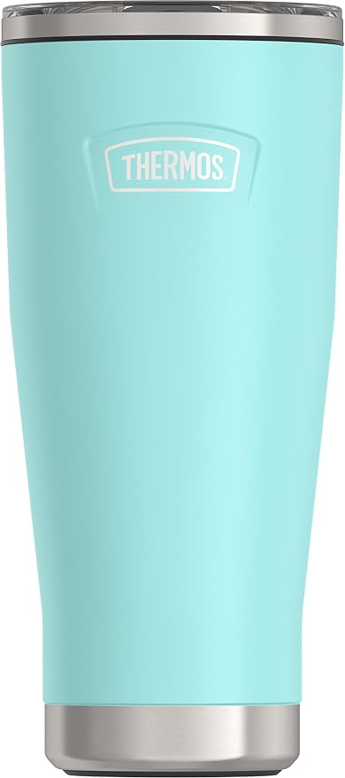 THERMOS ICON SERIES, Stainless Steel Tumbler with Slide Lock, 18 Ounce, Sea Green by Thermos