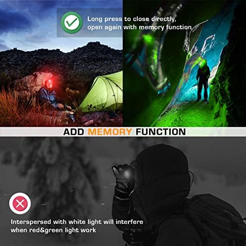 EverBrite Headlamp, 300 Lumens LED Head Lamp for Kids & Adults, Red Light - Image 6
