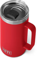 YETI Rambler 24 oz Mug, Vacuum Insulated, Stainless Steel with MagSlider Lid by YETI