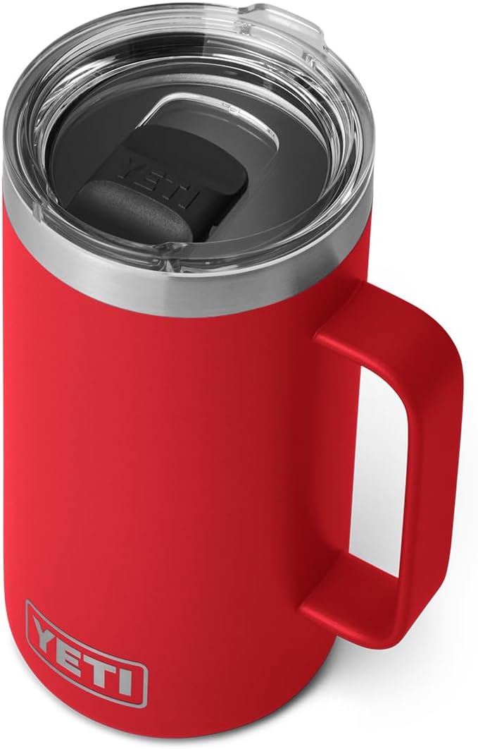 YETI Rambler 24 oz Mug, Vacuum Insulated, Stainless Steel with MagSlider Lid by YETI