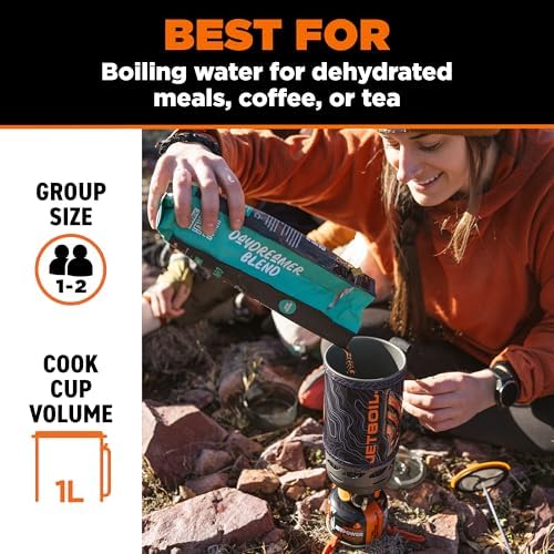 Jetboil Flash Java Portable Fast Boil Stove and Coffee Press for Camping and Backpacking, 1-Step Auto Ignition, Propane/Isobutane Burner - Image 3