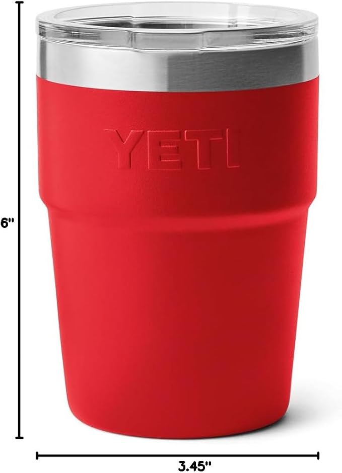 YETI Rambler 16 oz Stackable Tumbler, Vacuum Insulated, Stainless Steel with MagSlider Lid | Stackable, Vacuum Insulated, MagSlider Lid, Stackable, Vacuum Insulated, MagSlider Lid - Image 9