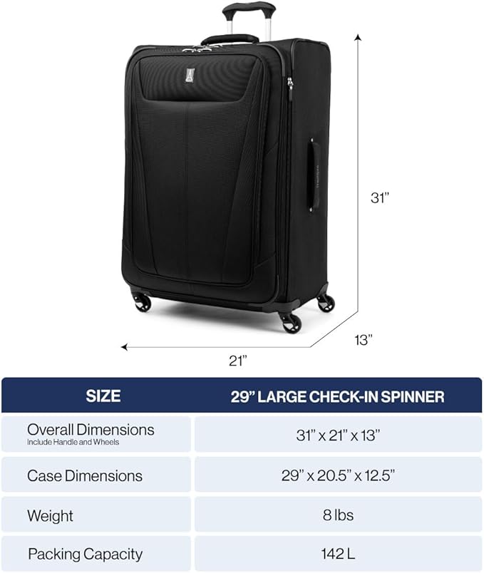 Travelpro Maxlite 5 Softside Expandable Checked Luggage - Image 3