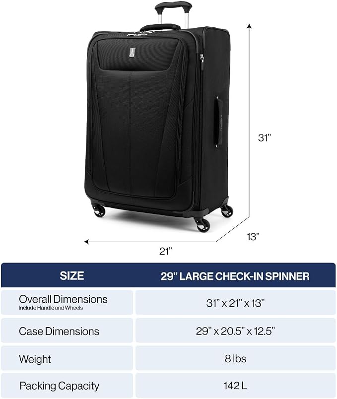 Travelpro Maxlite 5 Softside Expandable Checked Luggage - Image 3