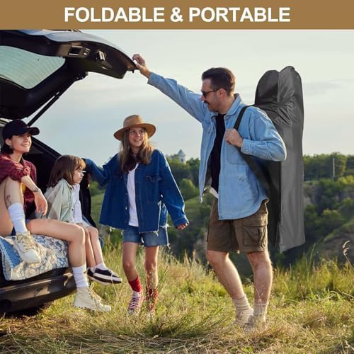 DoCred Oversized XXL Folding Camping Cot with Mattress, 2 Pack 32" Wide Cot - Image 6