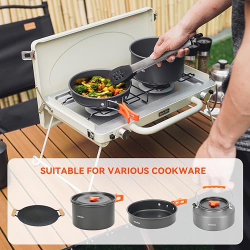 Portable Camping stove 2-Burner - Image 5