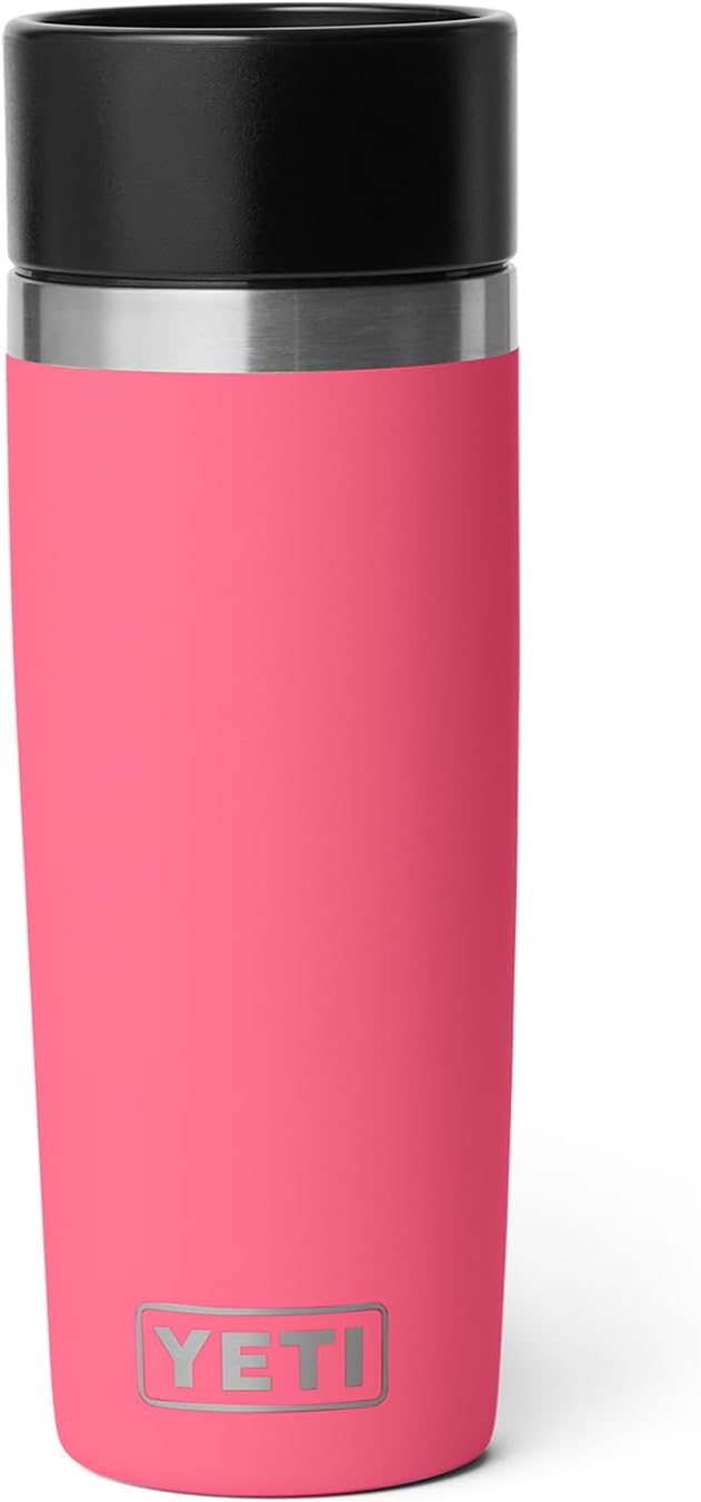 YETI Rambler 16 oz Travel Bottle, Stainless Steel, Vacuum Insulated with Leakproof Commuter Cap, Tropical Pink - Image 5