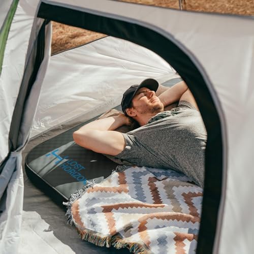 Lost Horizon Option3 Self-Inflating Foam Camping Mattress, Queen, 4.5" - Image 2