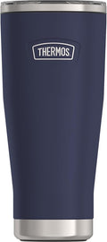 THERMOS ICON SERIES, Stainless Steel Tumbler with Slide Lock, 18 Ounce, Mystic Navy by Thermos
