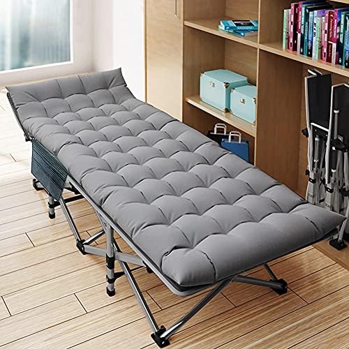 DoCred Folding Camping Cot with Mattress, 2 Pack Heavy Duty Folding Cot - Image 3