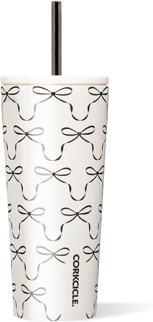 Corkcicle Cold Cup - 24oz Black Bows - Image 2