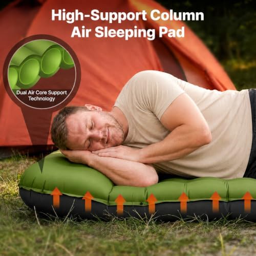 OGERY Sleeping Pad, Ultralight Inflating Camping Pad with 6" Extra-Thick - Image 3