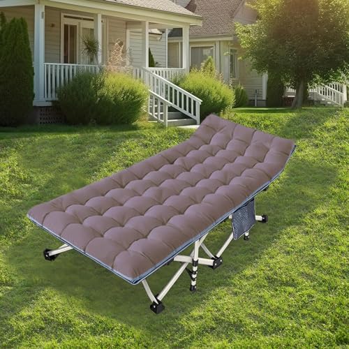 Oversized Camping Cot with Mattress 79"L x 32"W x 18"H Load 900LBS - Image 6