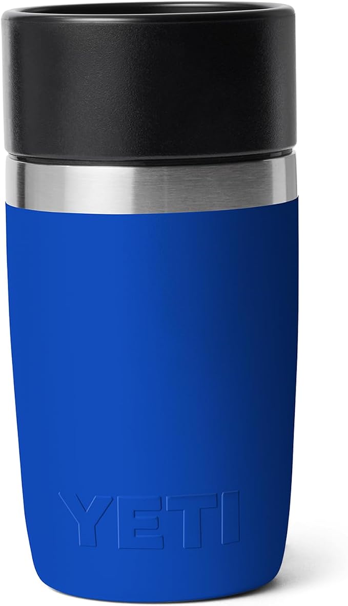 YETI Rambler 8 oz Travel Bottle, Stainless Steel, Vacuum Insulated with Leakproof Commuter Cap, Royal Blue - Image 5