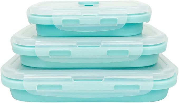 CARTINTS Silicone Collapsible Food Storage Containers-Prep/Storage Bowls - Image 3