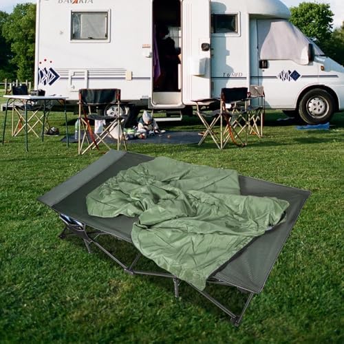 REDCAMP 39.4" W Extra Large Camping Cot for Adults 500lbs - Image 2