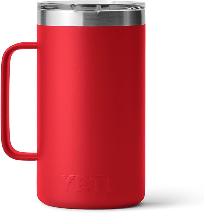 YETI Rambler 24 oz Mug, Vacuum Insulated, Stainless Steel with MagSlider Lid - Image 4
