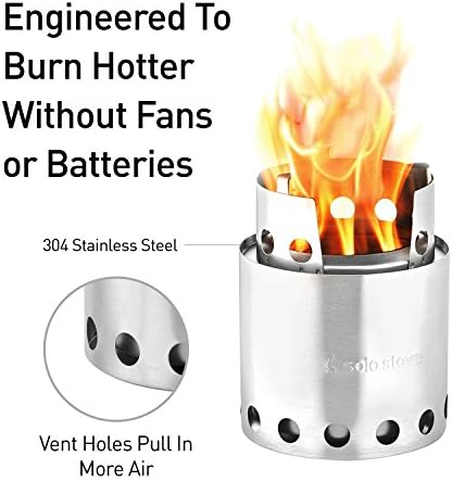 Solo Stove Lite - Portable Camping Hiking and Survival Stove | Powerful Efficient Wood Burning and Low Smoke | Gassification Rocket Stove for Quick Boil | Compact 4.2 Inches and Lightweight 9 Ounces - Image 2