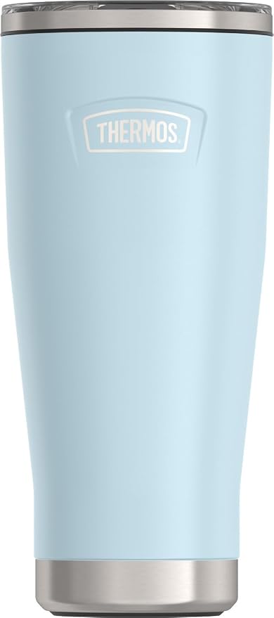 THERMOS ICON SERIES, Stainless Steel Tumbler with Slide Lock, 18 Ounce, Glacier by Thermos