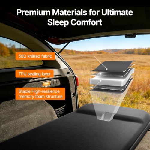 OGERY Self-Inflating Sleeping Pad, 3" Memory Foam Camping Mattress - Image 3