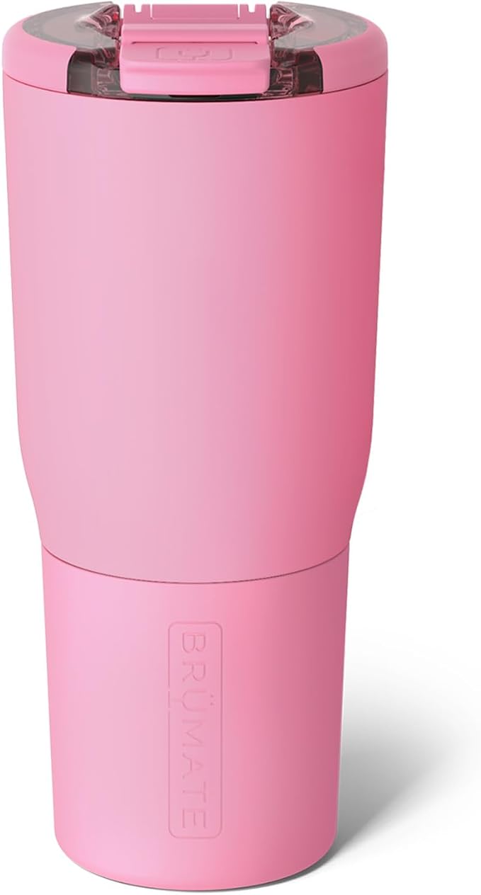 BrüMate Nav 25oz 100% Leak Proof Insulated Travel Tumbler with Magnetic BevLock™ Lid - Double Wall Cup-Holder Friendly Stainless Steel Mug (Primrose) by Br%C3%BCMate