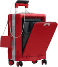 Nobl Travel Carry On Luggage, Noble Zipperless Aluminum Frame PC Hard Shell by NOBL