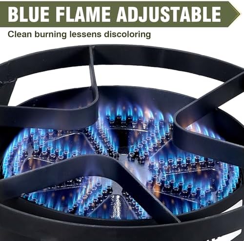 BESTFIRE 16" Single Propane Burner 200,000 BTU Portable Gas Stove - Image 3