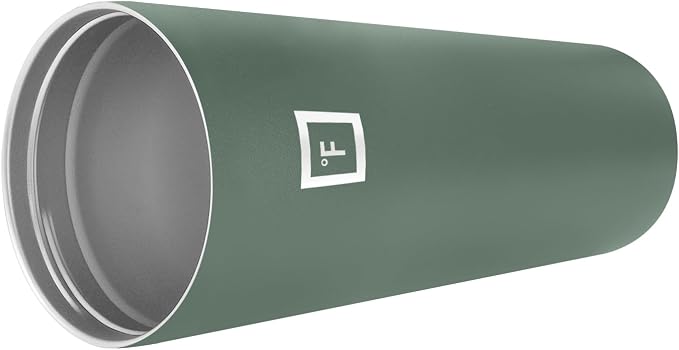 IRON °FLASK Classic Tumbler - Vacuum Insulated Stainless Steel Water Bottle, Double Walled, Drinking Cup, Insulated Travel Mug (Sage, 32 oz Solid Lid) - Image 5