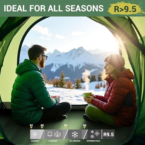 Elegear Air & Foam Self Inflating Sleeping Pad with Electric Pump 4" Full - Image 5