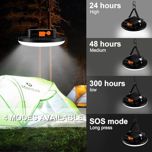 Portable LED Camping Lantern Rechargeable Light - Image 2