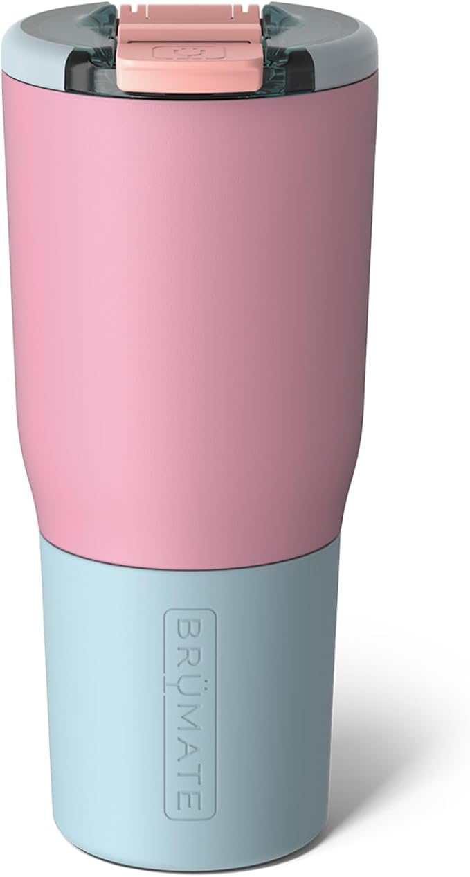 BrüMate Nav 25oz 100% Leak Proof Insulated Travel Tumbler with Magnetic BevLock™ Lid - Double Wall Cup-Holder Friendly Stainless Steel Mug (Eclipse) by Br%C3%BCMate