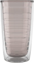 Tervis Clear & Colorful Tabletop Made in USA Double Walled Insulated Tumbler Travel Cup Keeps Drinks Cold & Hot, 16oz, River Rock by TervisTumblerCompany