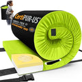 CYMULA Memory Foam Camping Mattress Pad, CertiPUR-US Sleeping Mat, Portable Roll Up Mattress for Adults, Camping Bed Pads for Sleepover, Car Bed with Travel Bag by CYMULA