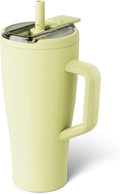 BrüMate Era Flip 30oz Tumbler with 100% Leakproof Covered Straw Lid | Hygienic Covered Straw | Insulated Stainless Steel Water Bottle with Handle | Cup Holder Friendly | BPA-Free (Prickly Pear) by Br%C3%BCMate