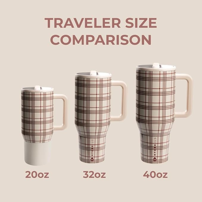 HydroJug Traveler - 40 oz Water Bottle with Handle & Flip Straw - Fits in Cup Holder, Leak Resistant Tumbler-Reusable Insulated Stainless Steel & Rubber Base - Gifts for Women & Men, Blair - Image 4