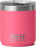 YETI Rambler 10 oz Stackable Lowball 2.0, Vacuum Insulated, Stainless Steel with MagSlider Lid, Tropical Pink by YETI