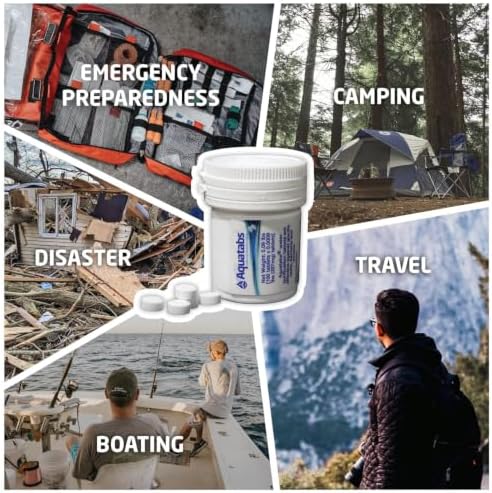 Aquatabs Water Purification Tablets, 397mg 100 Pack, Camping & Emergency - Image 5