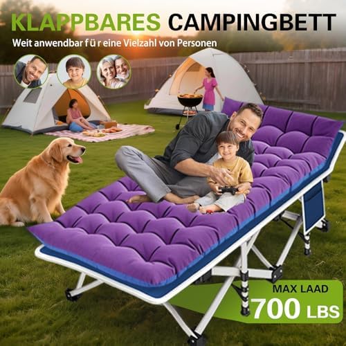 Camping Cot with Mattress 27 inch, Sleeping Cots for Adults - Image 2
