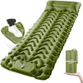 MOXILS Sleeping Pad, Ultralight Inflatable Sleeping Pad for Camping, Built-in Pump, Ultimate for Camping, Hiking, Airpad, Carry Bag, Repair Kit, Compact & Lightweight Air Mattress(Green) by MOXILS