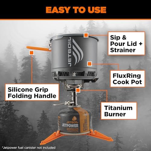 Jetboil Stash Ultralight Camping and Backpacking Stove Cooking System - Image 5