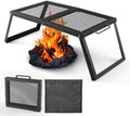 Odoland Portable Folding Charcoal Grills for Outdoor Cooking Bonfire BBQ by Odoland